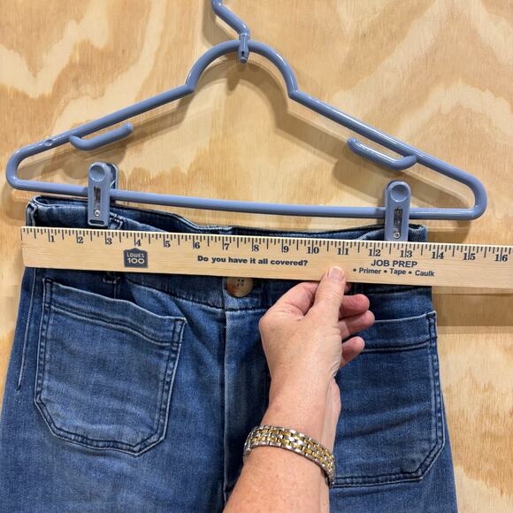 Anthropologie  Maeve “The Colette” Wide-Leg Cropped Jeans Size 27 vanillagirl - Picture 5 of 6